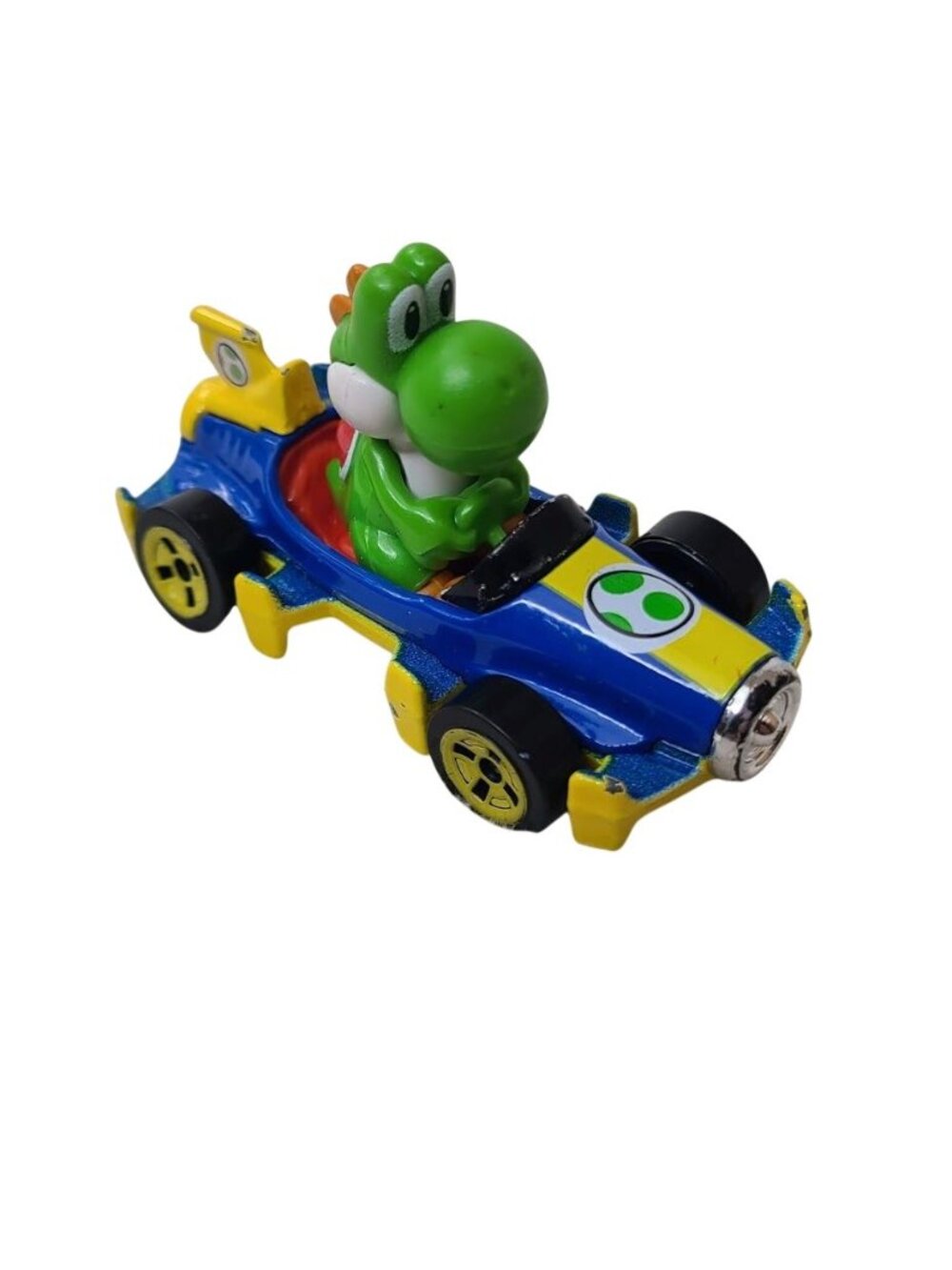 Hot Wheels Mario Kart Yoshi Mach 8 2019 Nintendo Diecast Racer 1:64 Loose